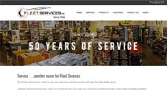 Desktop Screenshot of fleetservicesinc.com